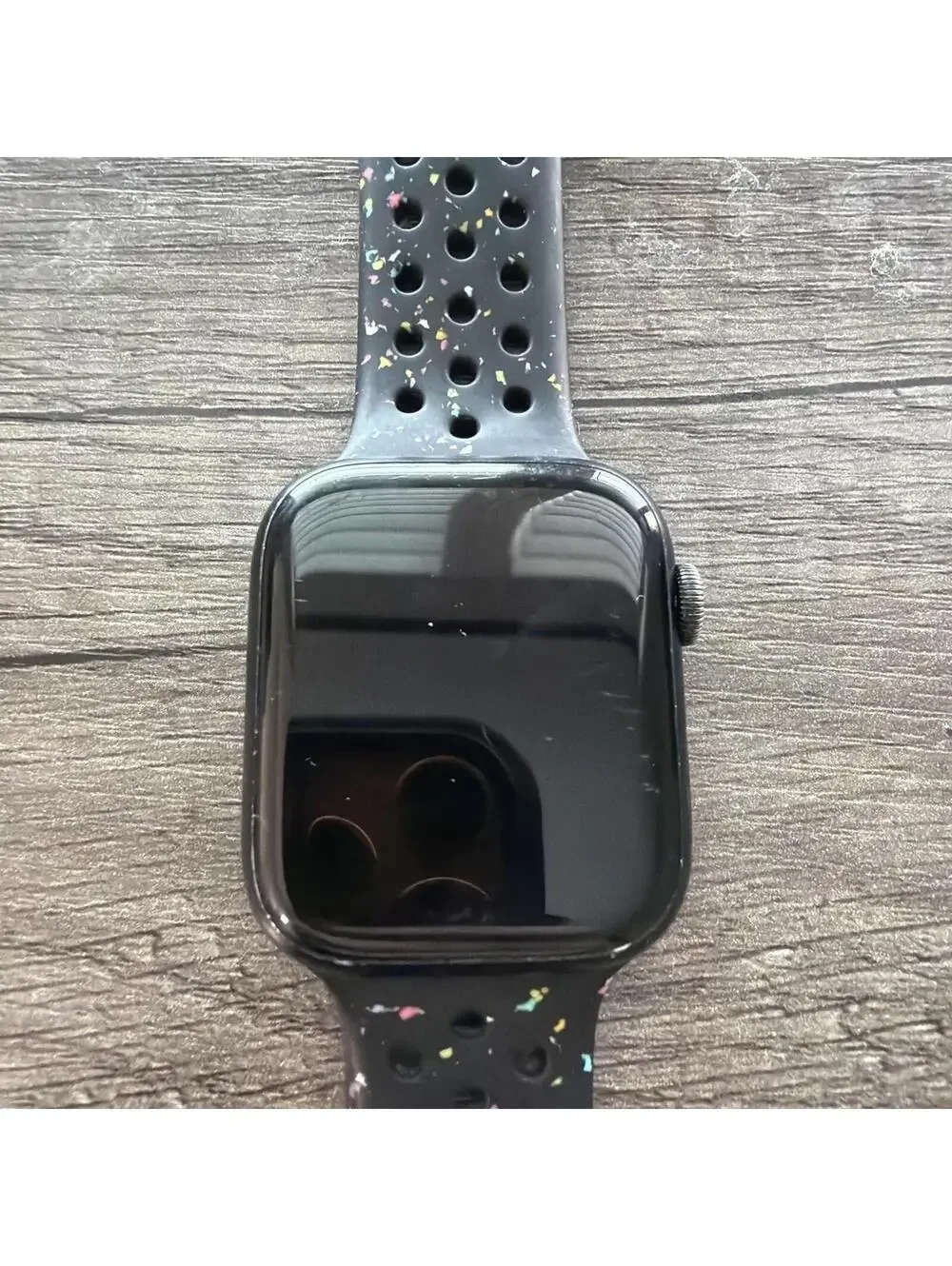 Apple Watch Series 7, 45mm (GPS +LTE) Black Stainless Steel FOR PARTS UNTESTED
